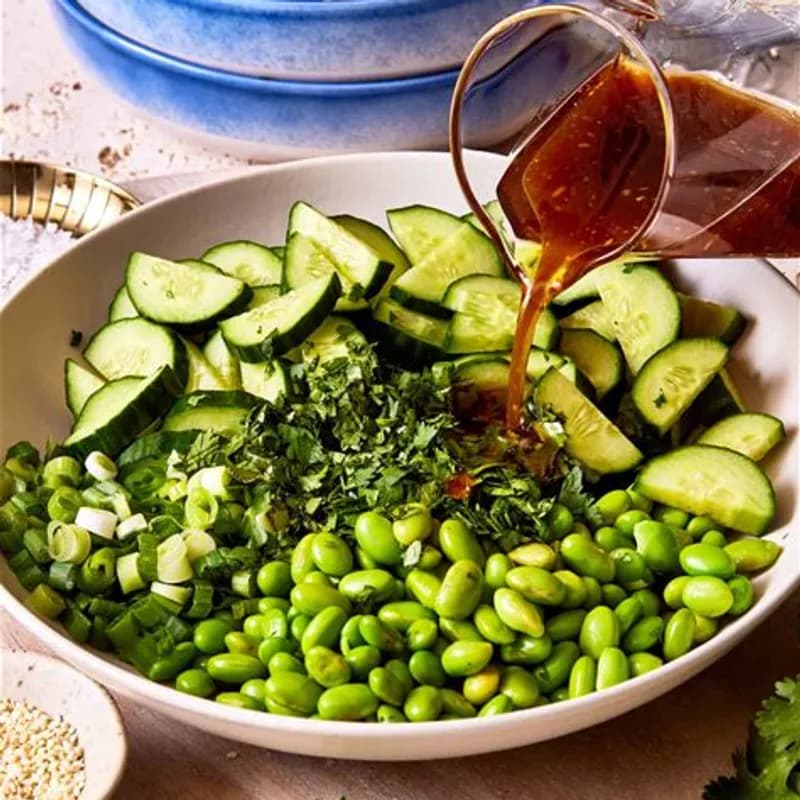 Zesty Cucumber Edamame Salad