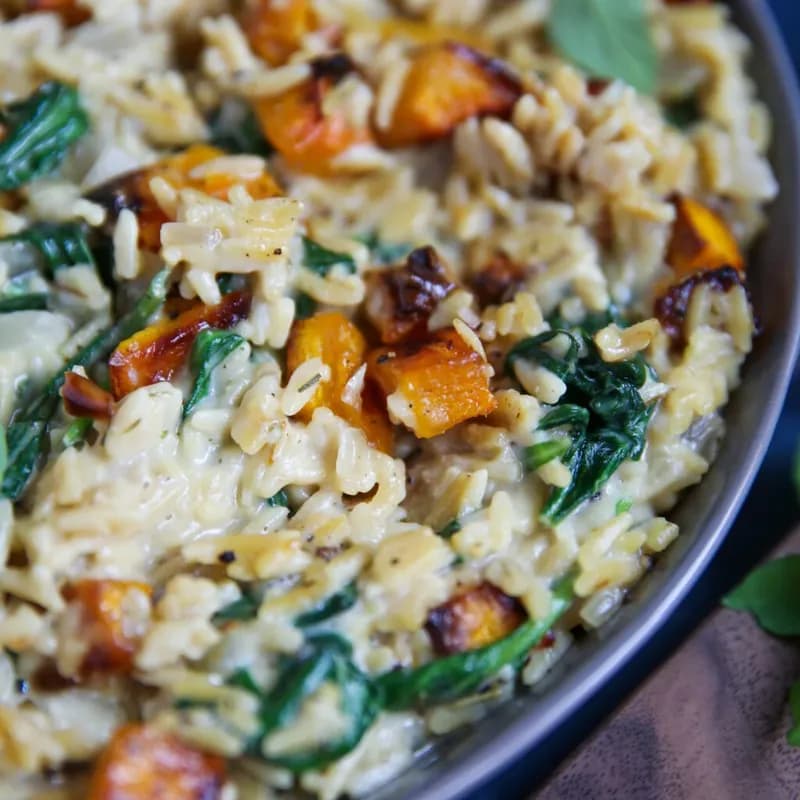 Hearty Braised Short Ribs with Kale Orzo