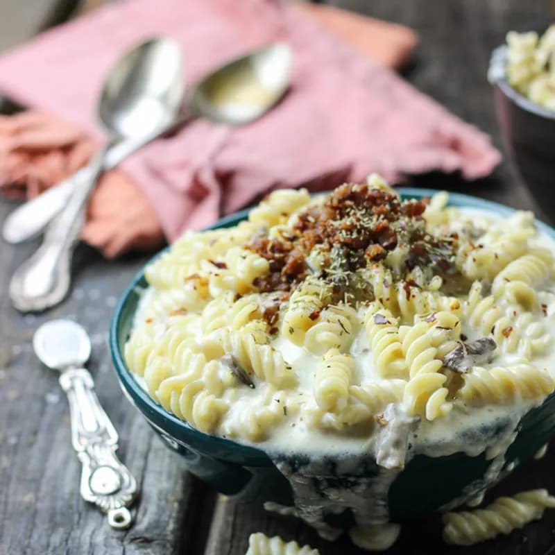 Decadent Truffled Bacon Macaroni