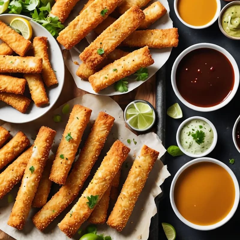 Crunchy Golden Fish Sticks