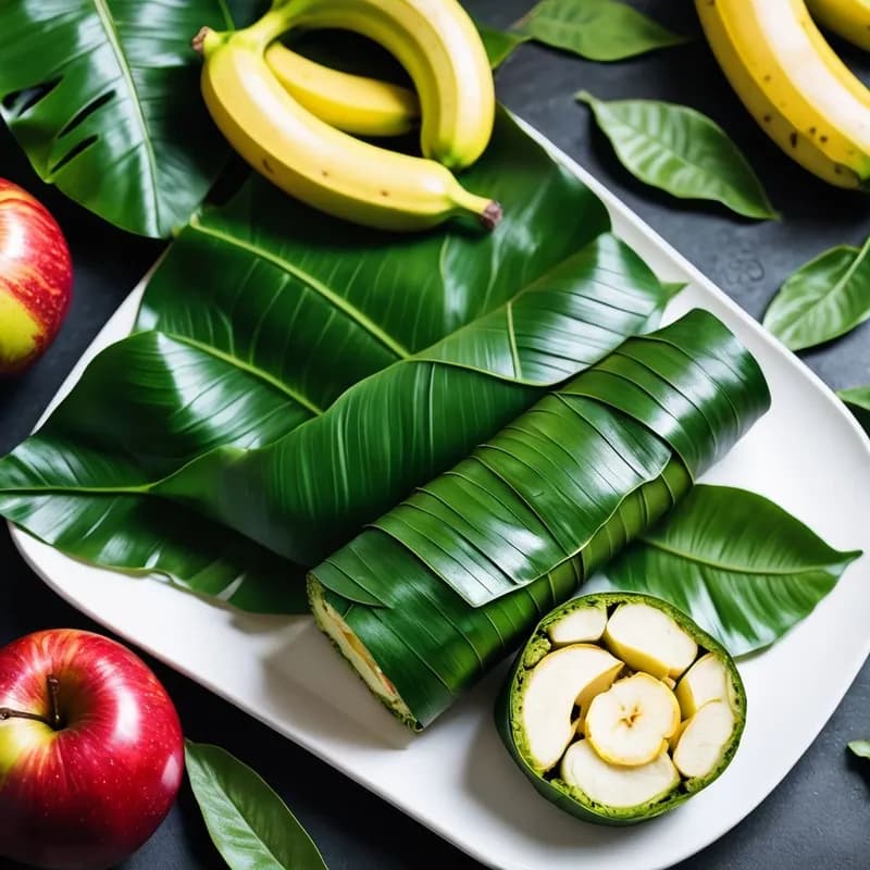 Orion’s Tropical Banana-Infused Apple Leaf Roll