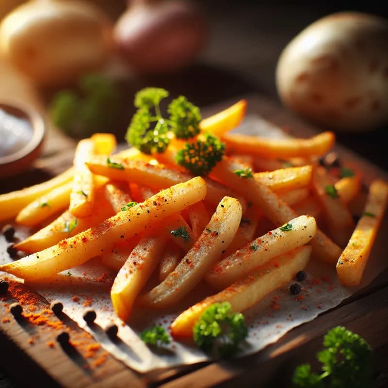 Crisp and Zesty Turnip Fries