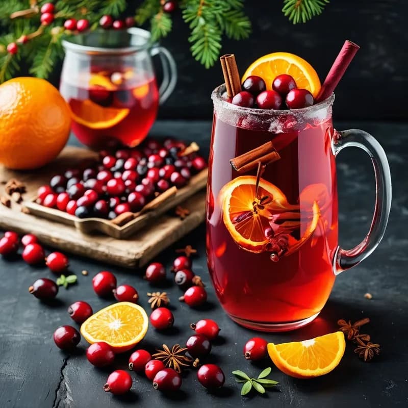 Spiced Cranberry Orange Mead 