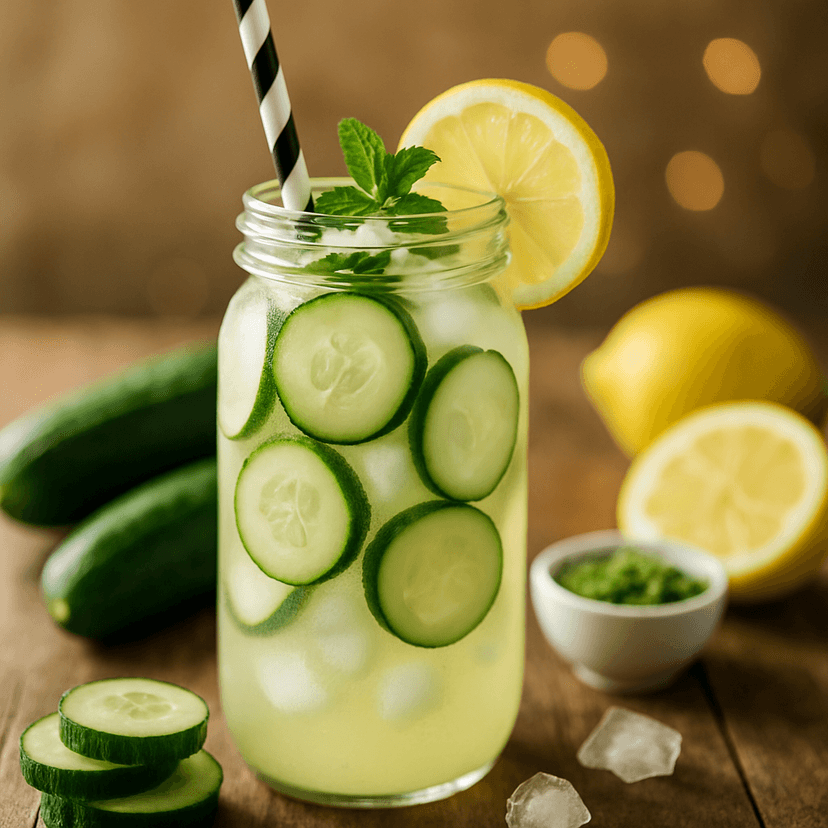 Cucumber Lemonade Weight Loss Elixir