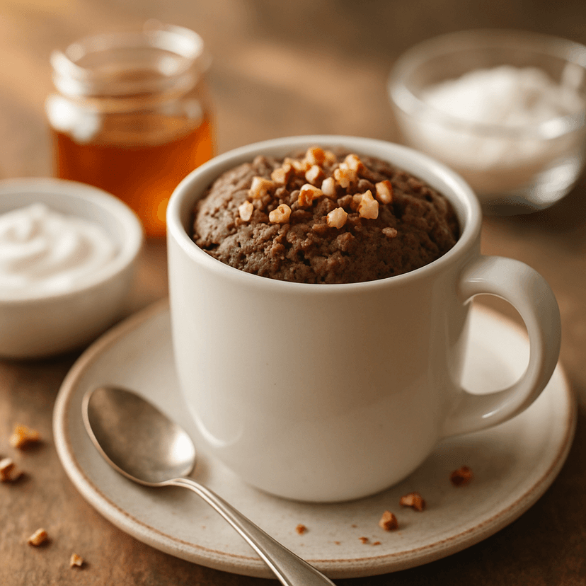 Mug Cake Magic with Greek Yogurt image