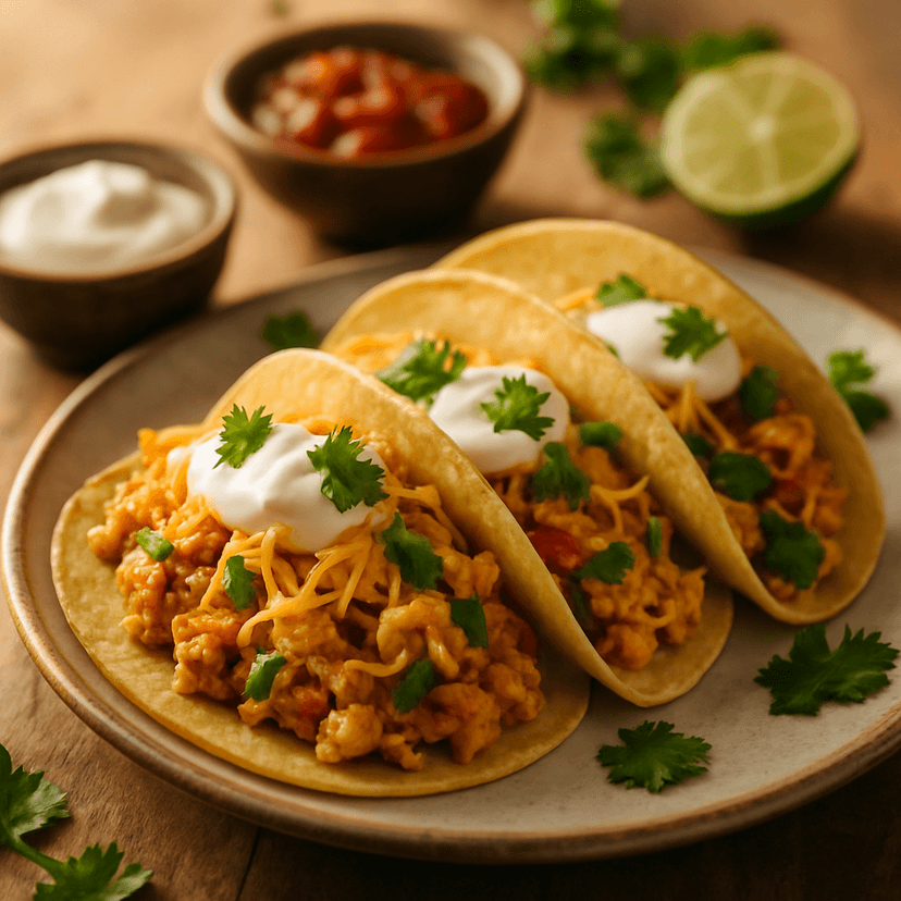 Savory Canned Chicken Tacos image