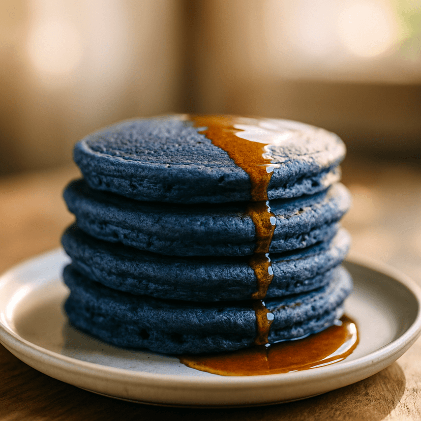 Blue Cornstack Pancakes