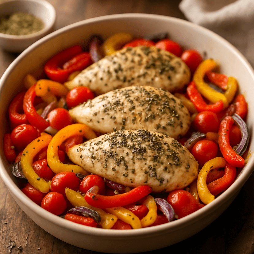 Herb Roasted Chicken and Veggie Medley