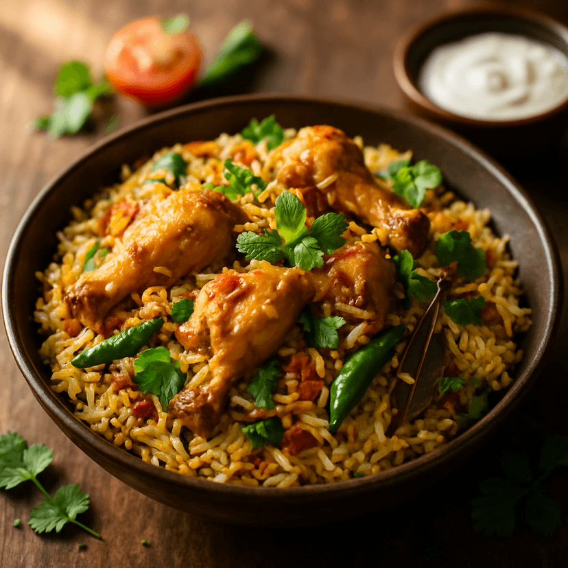 Classic Pakistani Chicken Biryani
