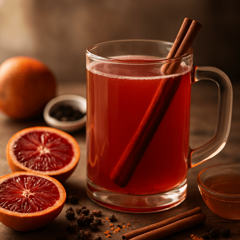 Spiced Blood Orange Mead