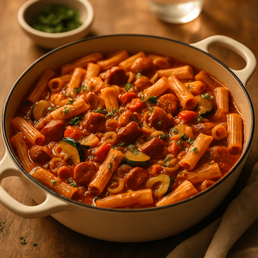 Hearty One-Pot Chorizo Pasta