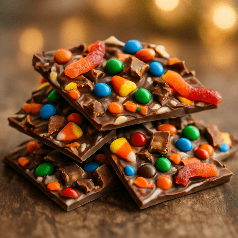 Spooky Candy Bark Mashup