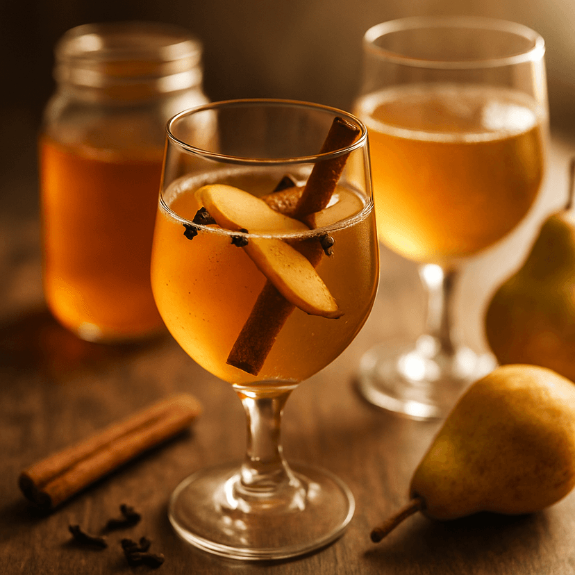 Spiced Vintage Pear Mead