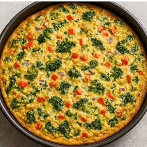 Hearty Veggie Quinoa Egg Bake