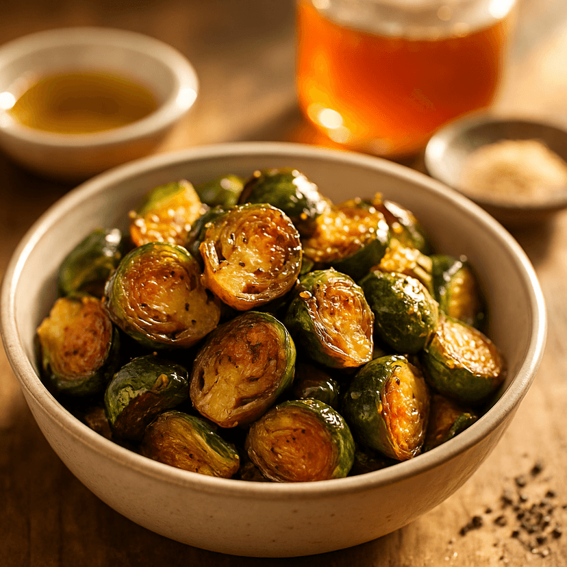 Honey-Glazed Roasted Brussels Sprouts