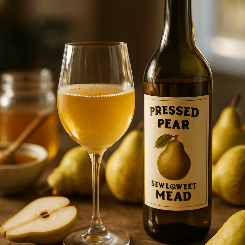 Pressed Pear Semi-Sweet Mead
