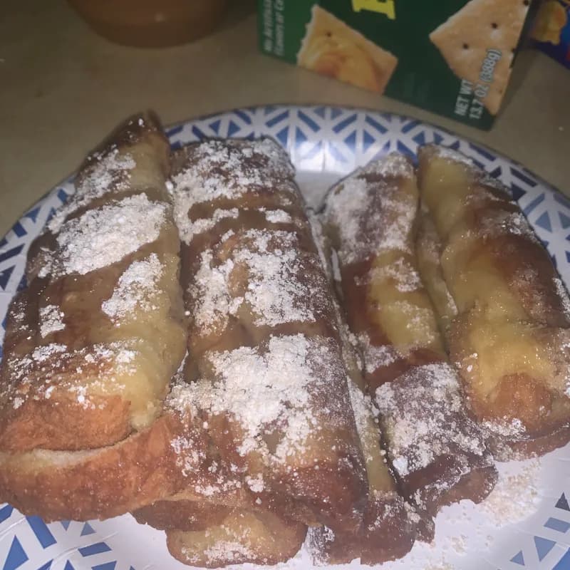 Vanilla French Toast Roll-Ups
