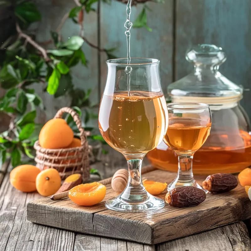 Apricot Date Honey Wine Infusion