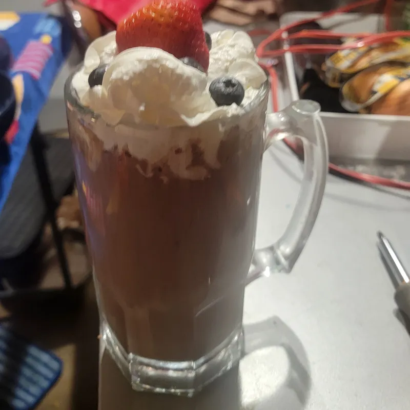 Cosmic banana and berries blast milk shake