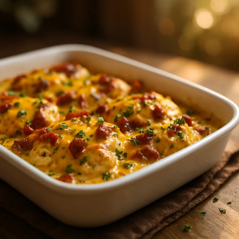 Cheesy Bacon-Chicken Casserole