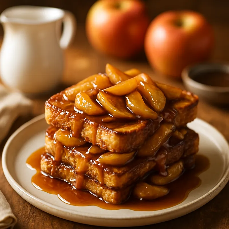Vanilla Caramel Apple French Toast image