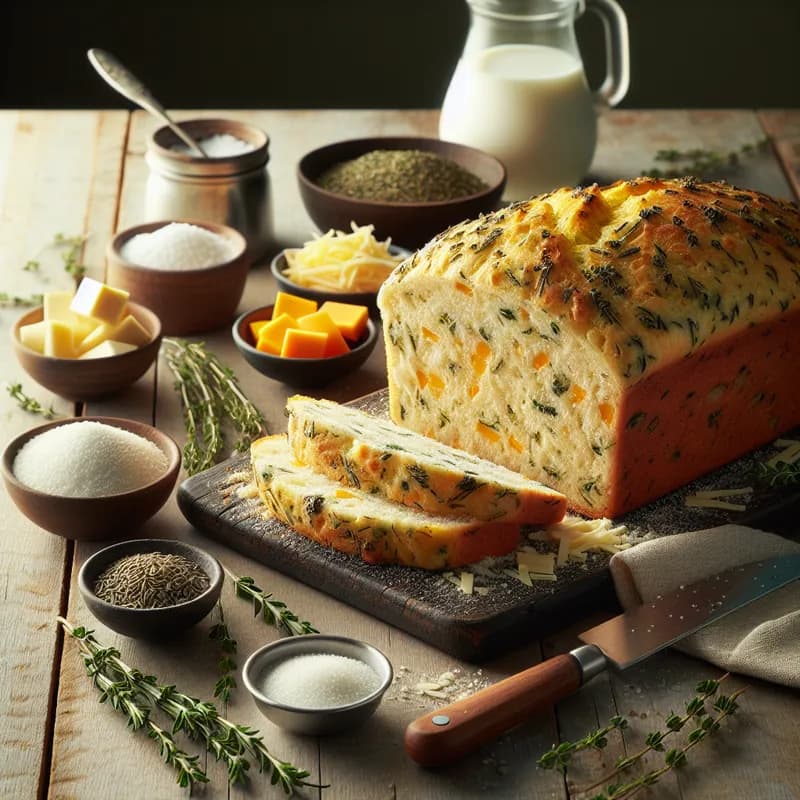 Herb-Infused Cheese Salt Rising Bread